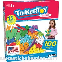 TINKERTOY ‒ 100 Piece Essentials Value Set ‒ Ages 3+ Preschool Education Toy B00RWNDO5Q